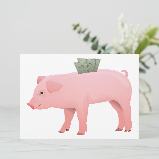 Invitations de banque rose (Créateur téléchargé)