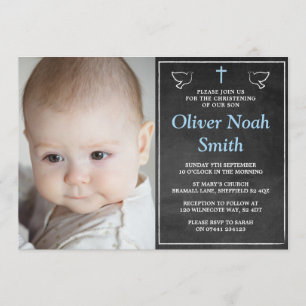 Invitations de baptême/baptême - bébé
