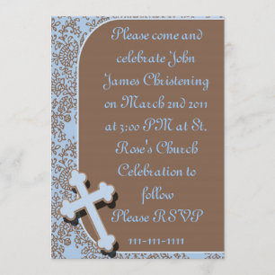 Invitations de baptême/baptême/communion