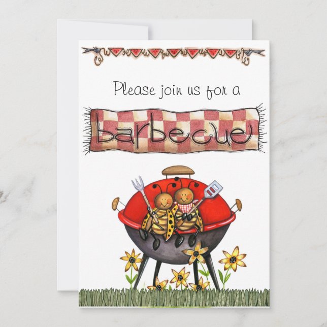 invitations de barbecue (Devant)