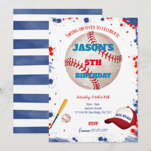 Invitations de baseball