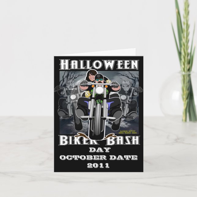 INVITATIONS DE BASH BIKER (Devant)