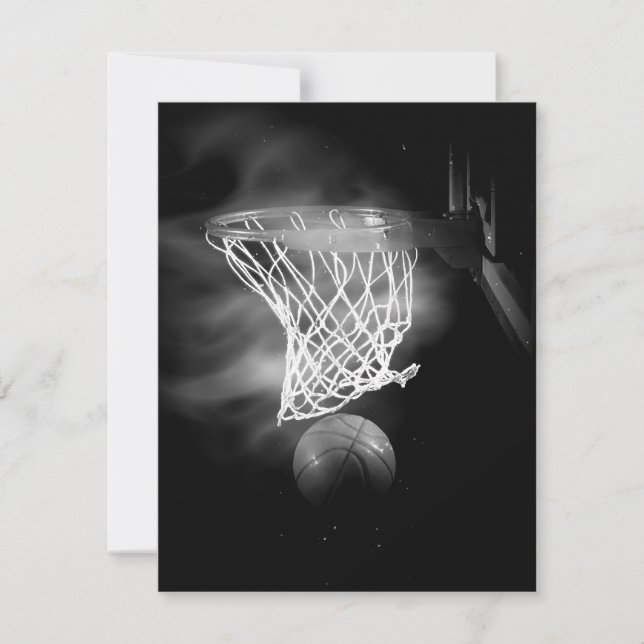 Invitations de basket-ball - Invitations de basket (Devant)