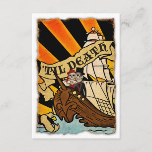 invitations de bateau pirate
