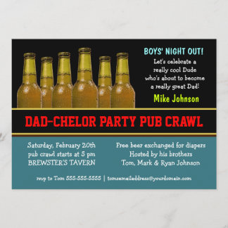 Invitations de bières à la bière au pub de la fête