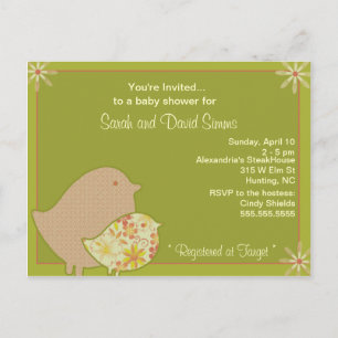 Invitations de birdie