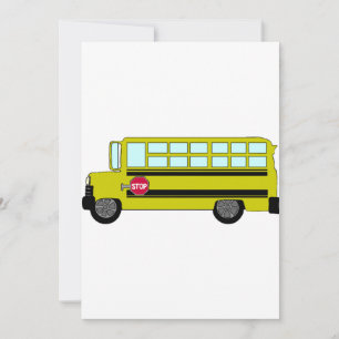 Invitations de bus verts