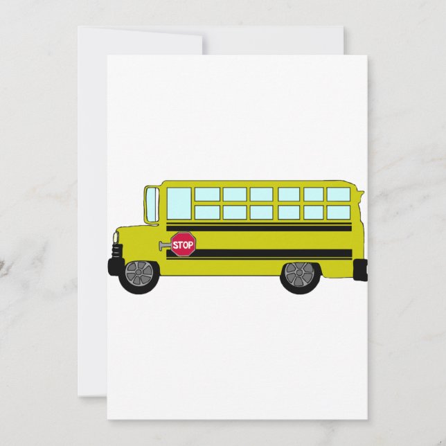Invitations de bus verts (Devant)