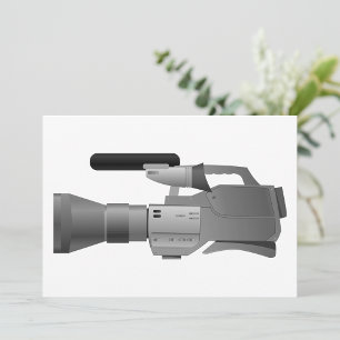 Invitations de caméra vidéo volumineuses