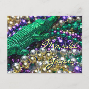 Invitations de carte de fête personnalisée Mardi G