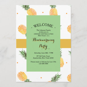 Invitations de chauffage de partie de Chambre d'or