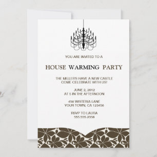 Invitations de chauffeur de lustre