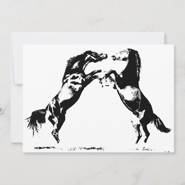 Invitations de chevaux - Chevaux Invitations (Devant)