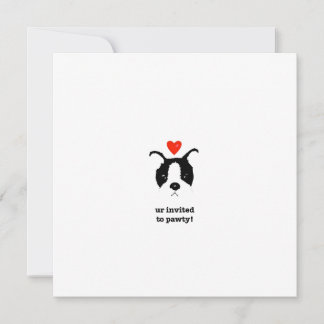 Invitations de chiots