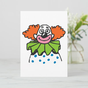 Invitations de clowns