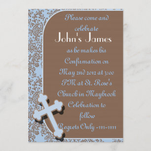 Invitations de confirmation des BOYS