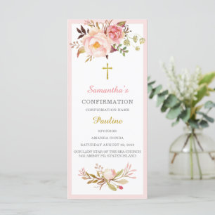 Invitations de confirmation pour les filles