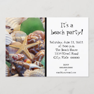 Invitations de coquillages
