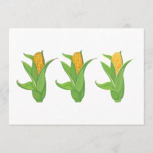Invitations de Corn Cobs