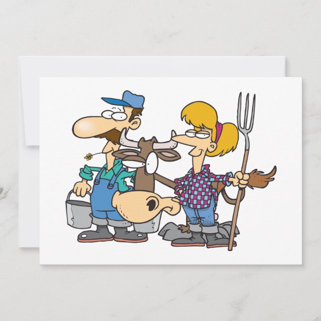 Invitations de couples agricoles (Devant)
