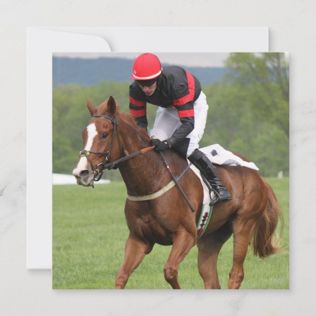 Invitations de courses de chevaux de Turf (Devant)