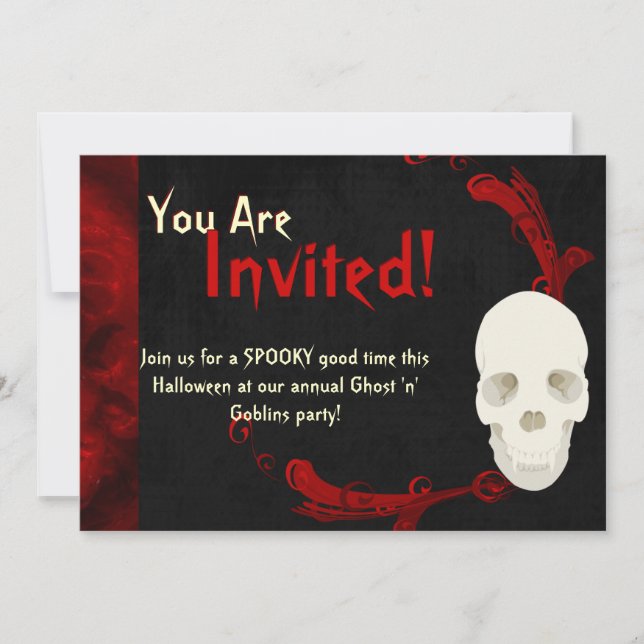 Invitations de crâne bloquées (Devant)