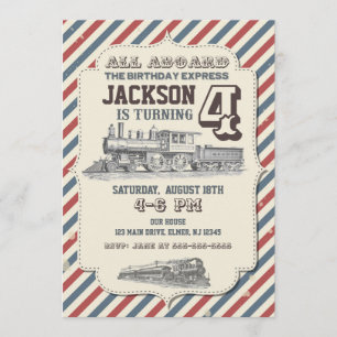 Invitations de cru d'invitation d'anniversaire de
