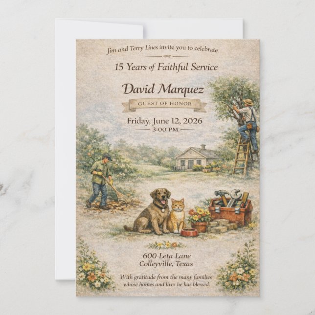 Invitations de David Marquez (Devant)