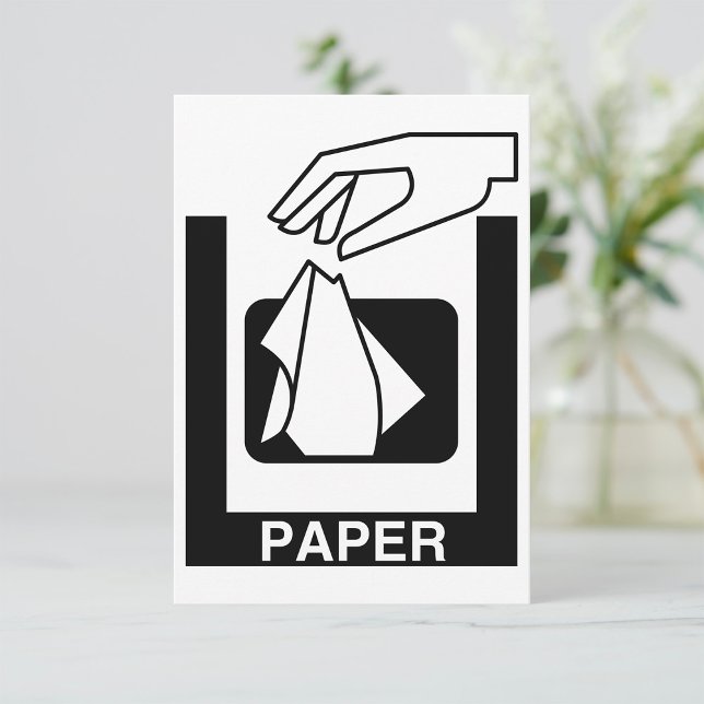 Invitations de déchets de papier (Créateur téléchargé)