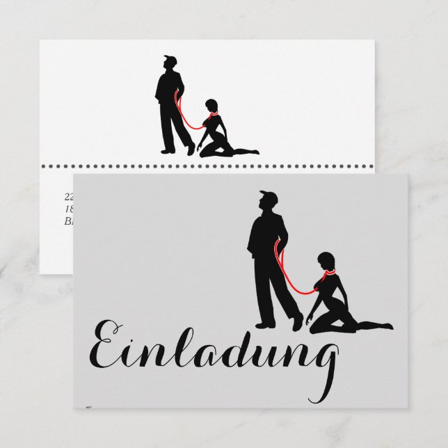 Invitations de dernière minute (Devant / Derrière)