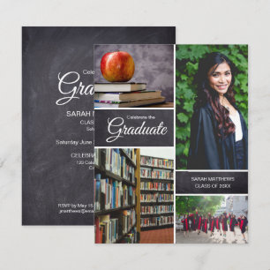 Invitations de diplôme, tableau de bord, Collage d