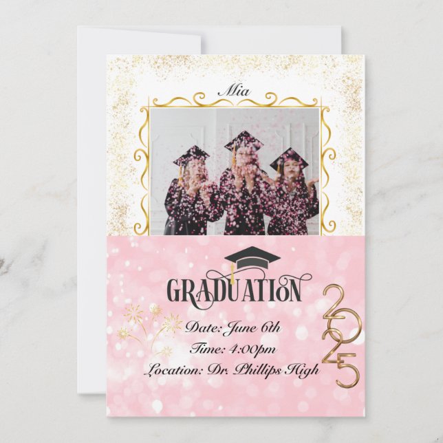 Invitations de diplômes (Devant)