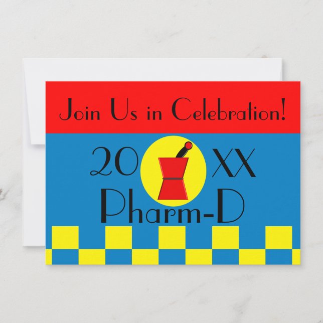 Invitations de diplômes de pharmacien 20XX II (Devant)