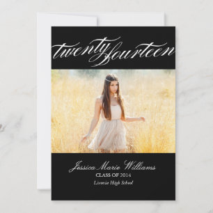 Invitations de diplômes élégantes pour 2014