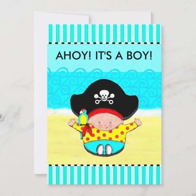 INVITATIONS DE DOUCHE BÉBÉ (Devant)