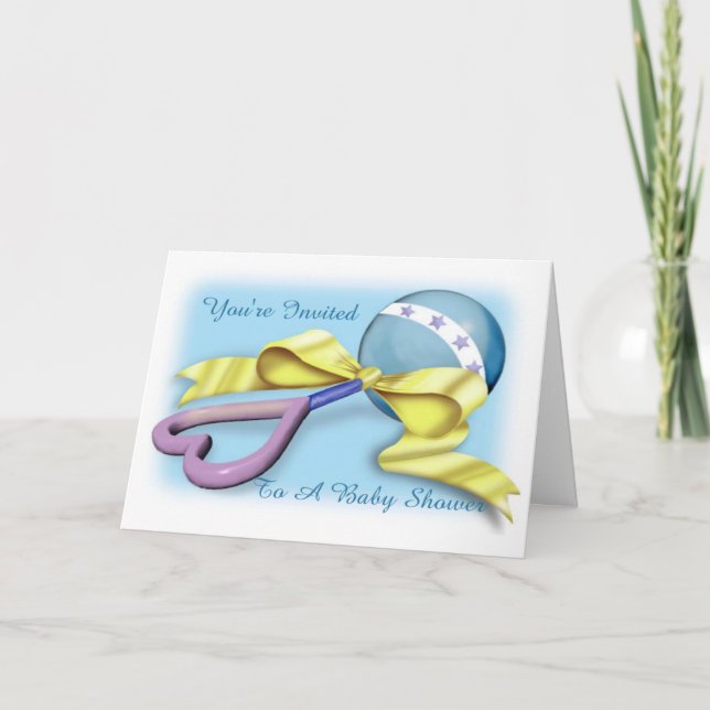 Invitations de douche de bébé (Devant)