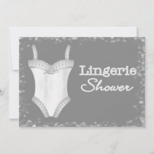 Invitations de douche de lingerie