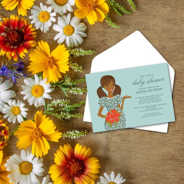 Invitations de douche pour bébé [bleu] (Créateur téléchargé)