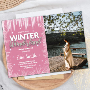 Invitations de douche pour bébé d'hiver Parties sc
