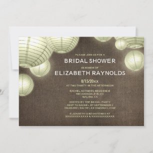 Invitations de douches nuptiales de lanterne russe