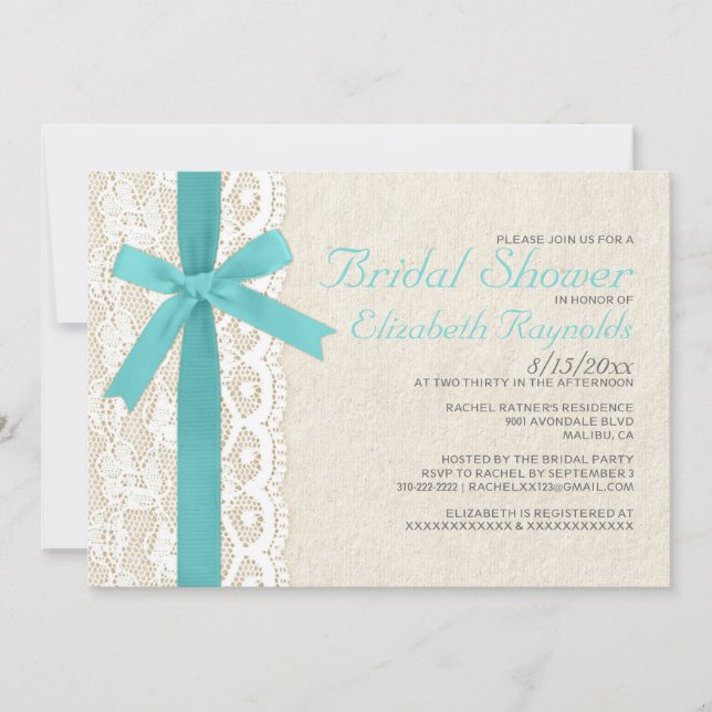 Invitations de douches nuptiales de race et de den (Devant)