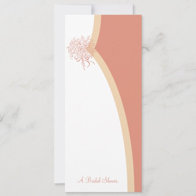 Invitations de douches nuptiales pour deux mariées (Devant)