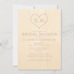 Invitations de douches nuptiales pour le grain de 