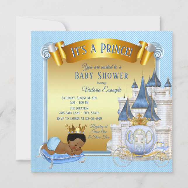 Invitations de douches pour bébé (Devant)