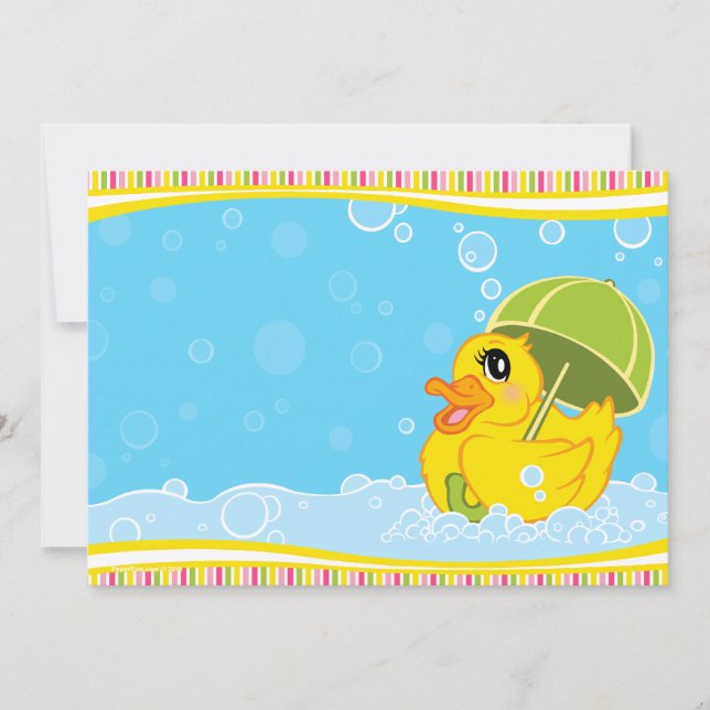 Invitations de douches pour bébés (Devant)