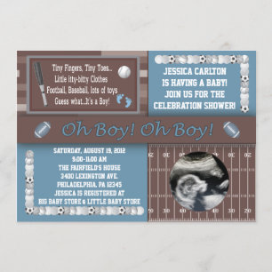 Invitations de douches pour bébés