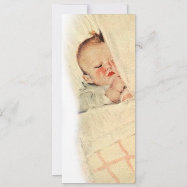 Invitations de douches pour bébés au sommeil Vinta (Devant)