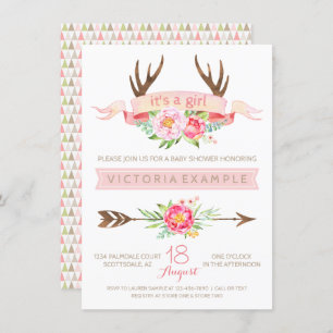 Invitations de douches pour bébés dans la tribu An