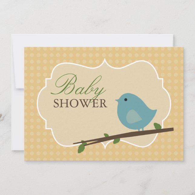 Invitations de douches pour bébés enfants (Devant)