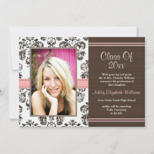 Invitations de Faire-part photo pour les diplômes